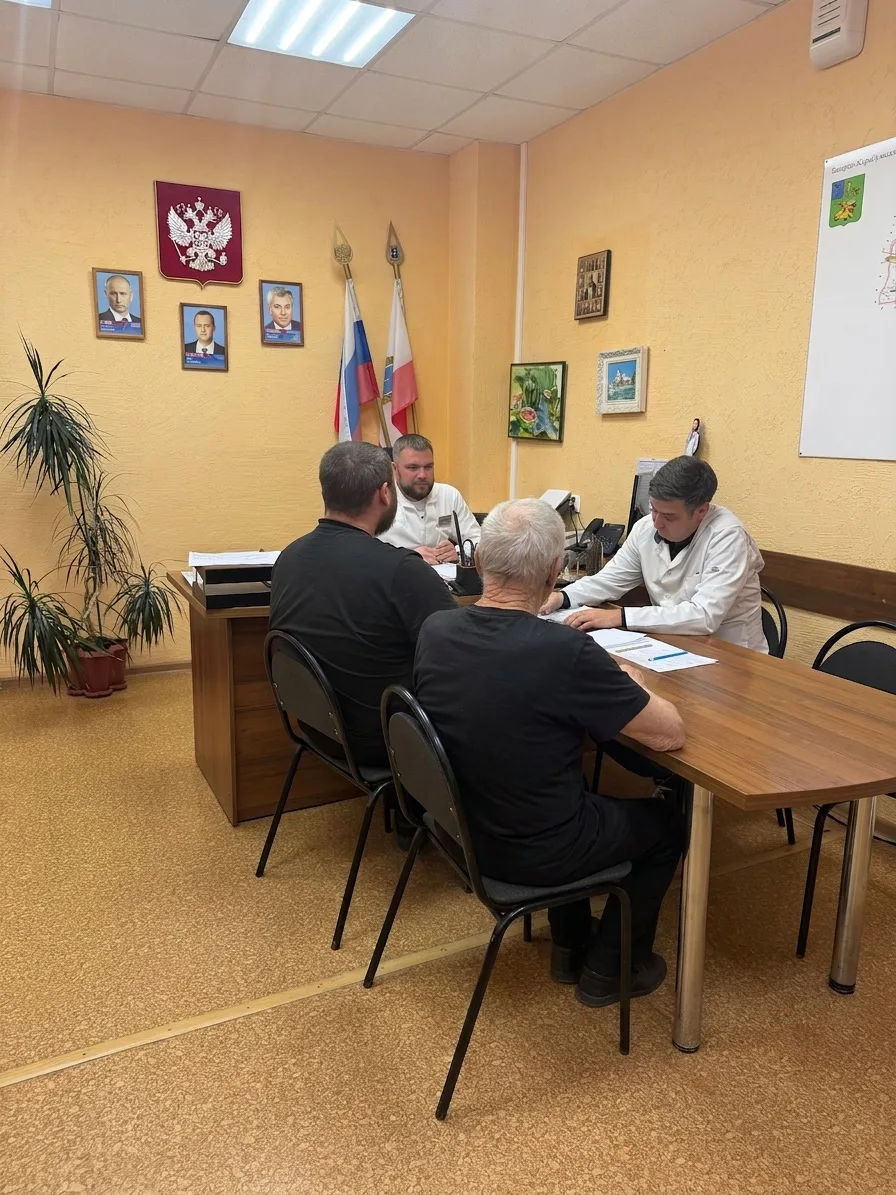 Сегодня состоялся личный приём главного врача
