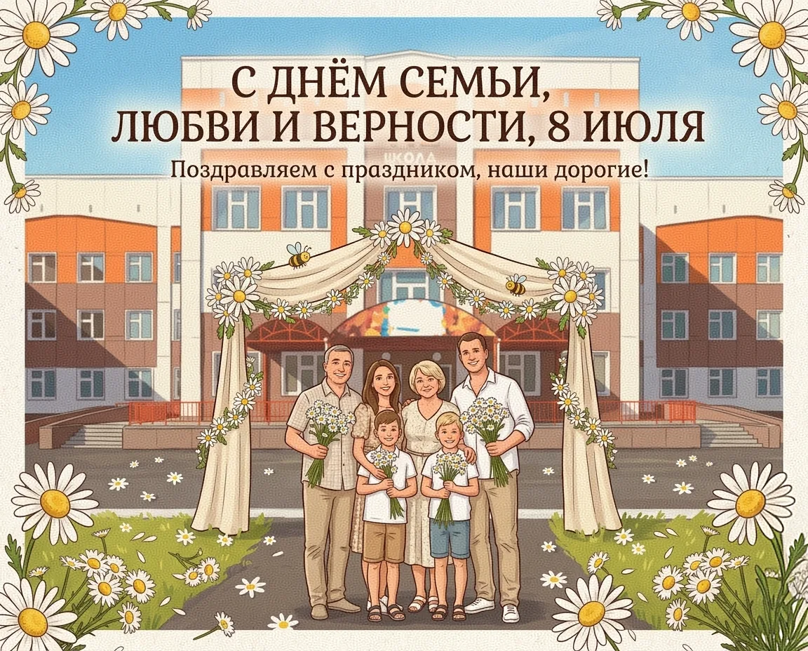 🌼❤️ С Днем семьи, любви и верности! ❤️🌼

Дорогие наши ученики, родители и учителя!

Сегодня, 8 июл