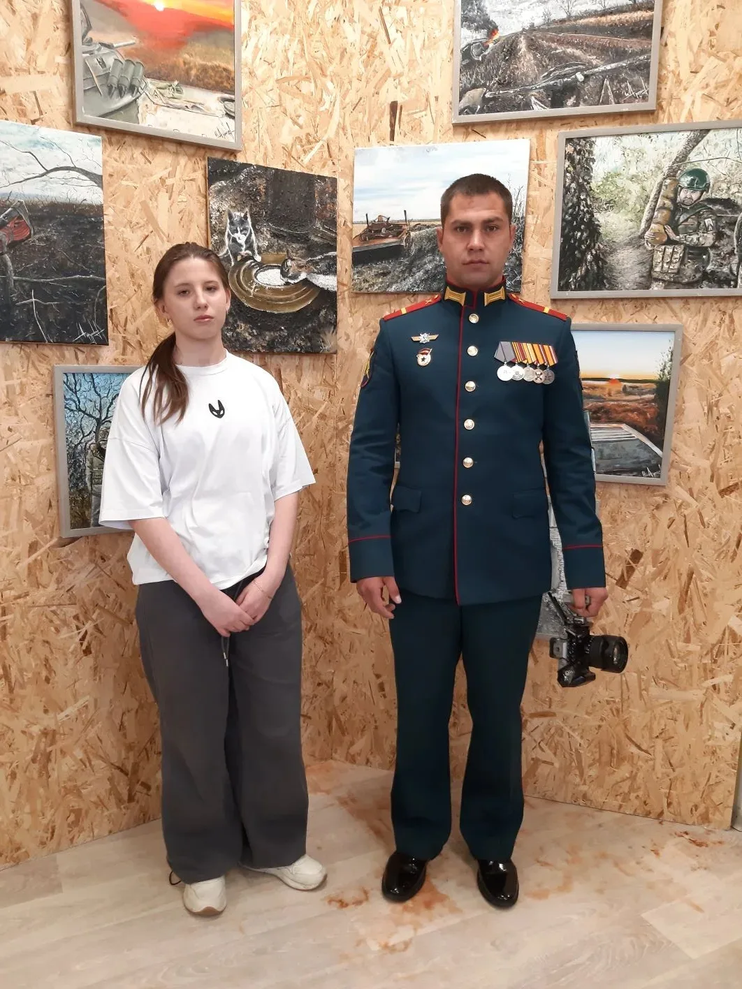 🎨В нашем городе прошла передвижная выставка музея СВО — уникальное событие, организова...