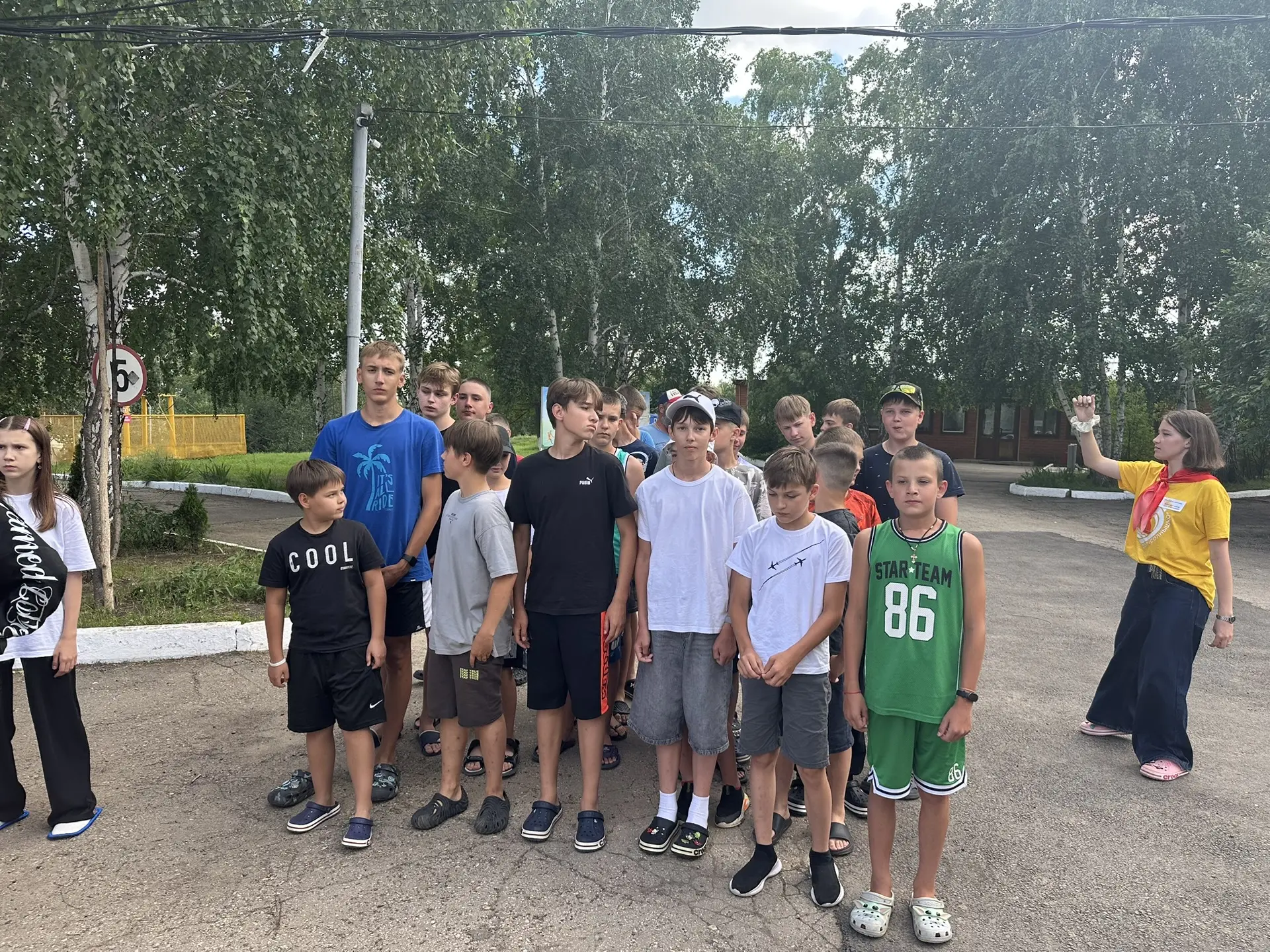 Ребята 4️⃣ отряда, успешно справились с учебной пожарной эвакуацией🧯
