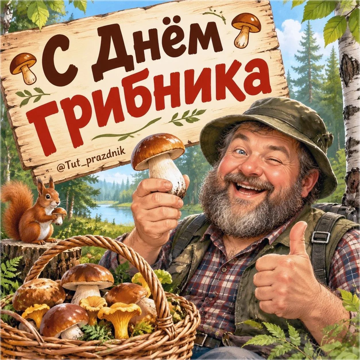 🍄‍🟫🌲 3 октября — Всемирный день грибника 🍂
