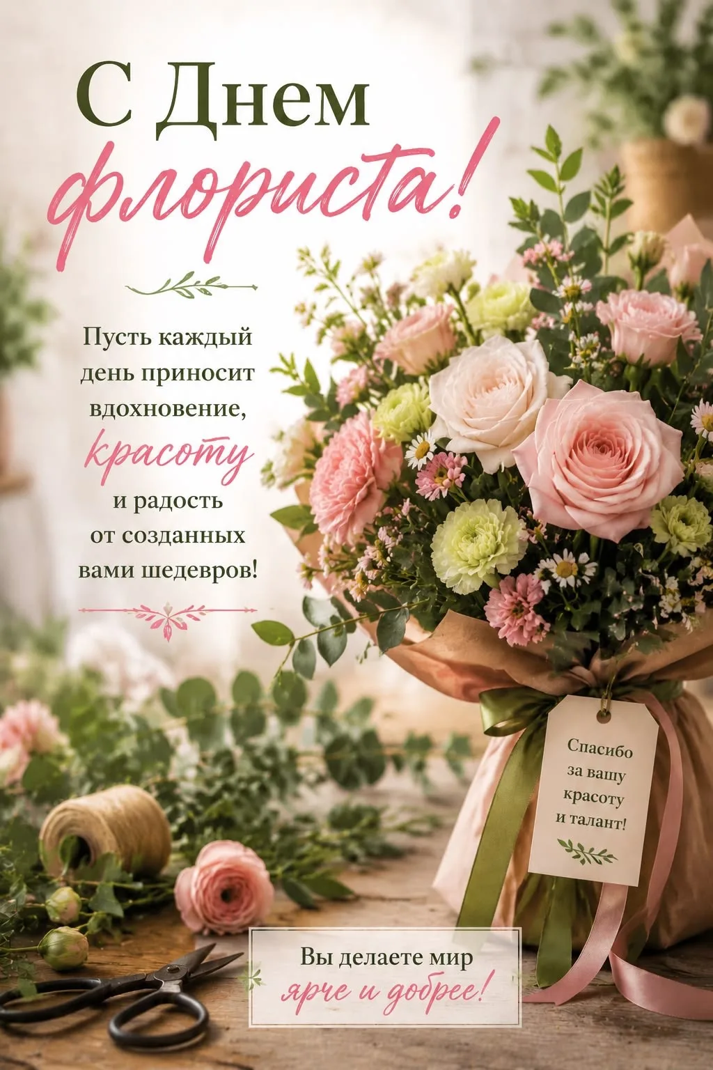🌸24 июля- День флориста
