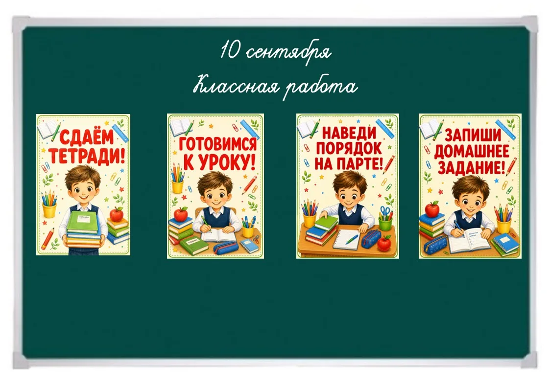 📚 Плакаты, которые помогают сделать школьный день организованнее!