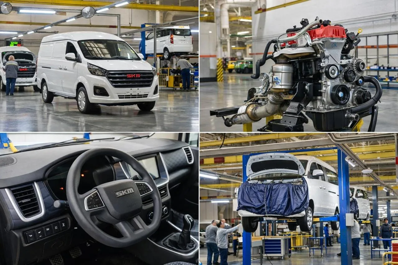«АвтоВАЗ» начал отгружать дилерам первые SKM М7  Лёгкий коммерческий автомобиль SKM М7 отгружается в