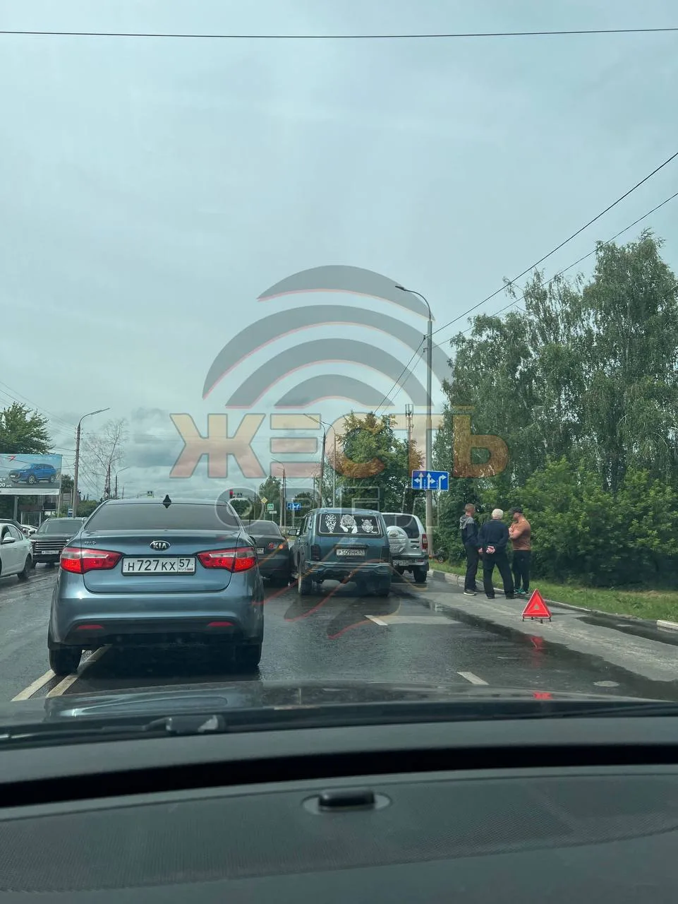 Сегодня на Болховском произошла авария