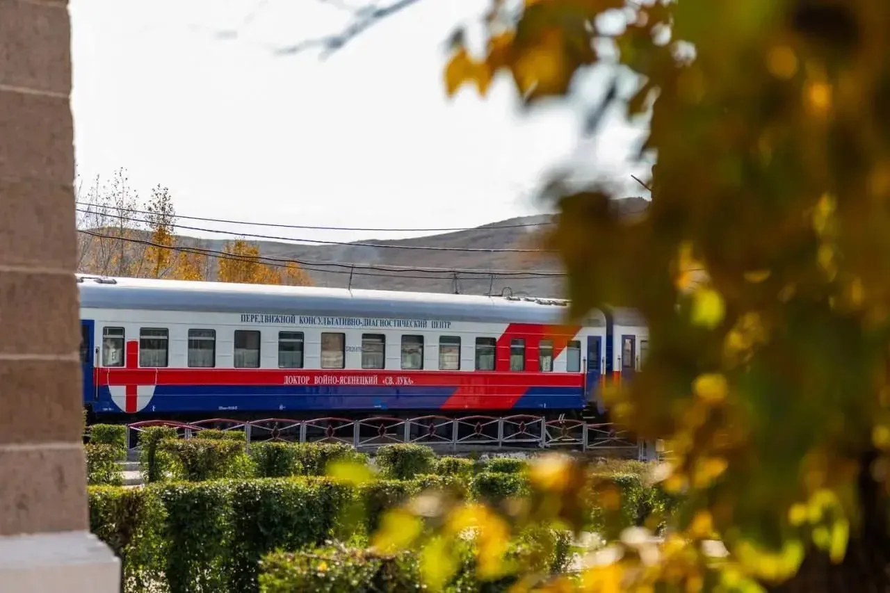 🚉Поезд здоровья «Святитель Лука» вновь сделает остановки в Хакасии