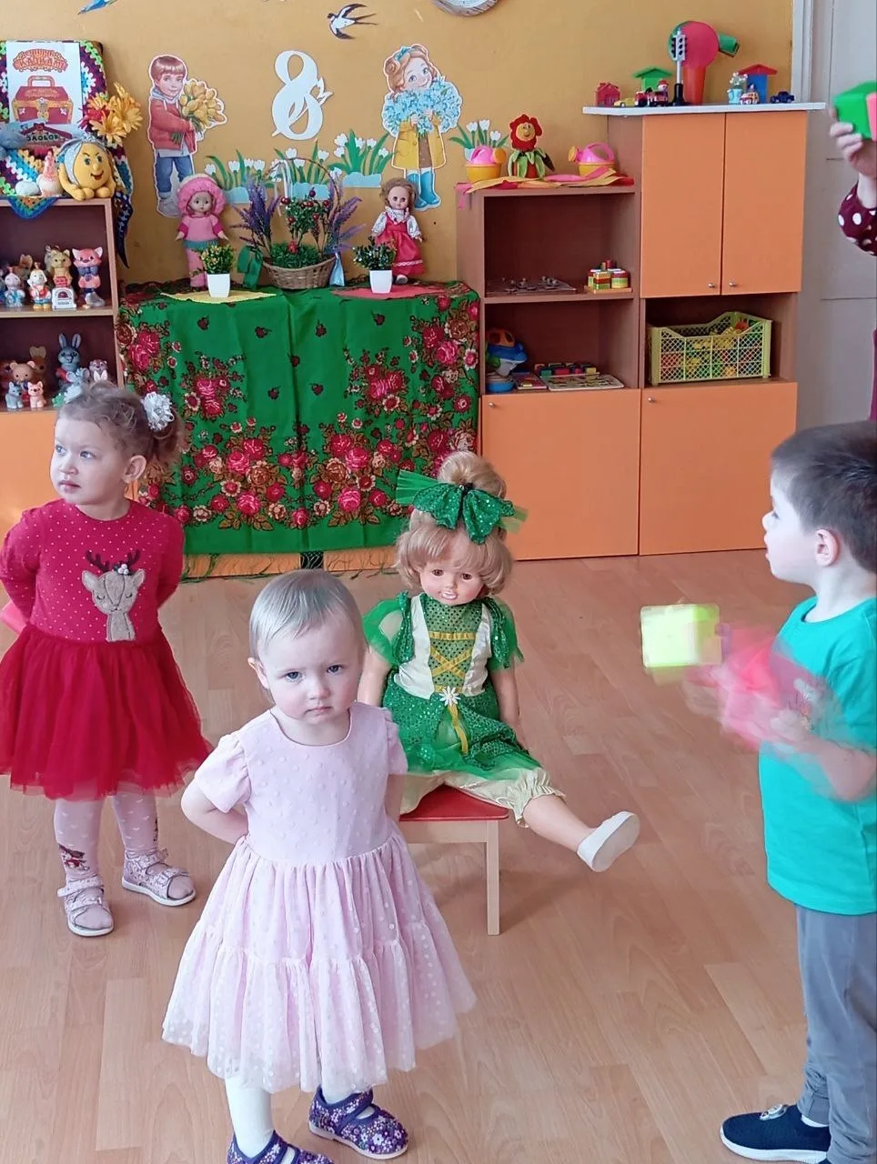 🌼В 1 младшей группе "Крепыш" прошло праздничное развление "Кукла Катя в гостях у малыш...