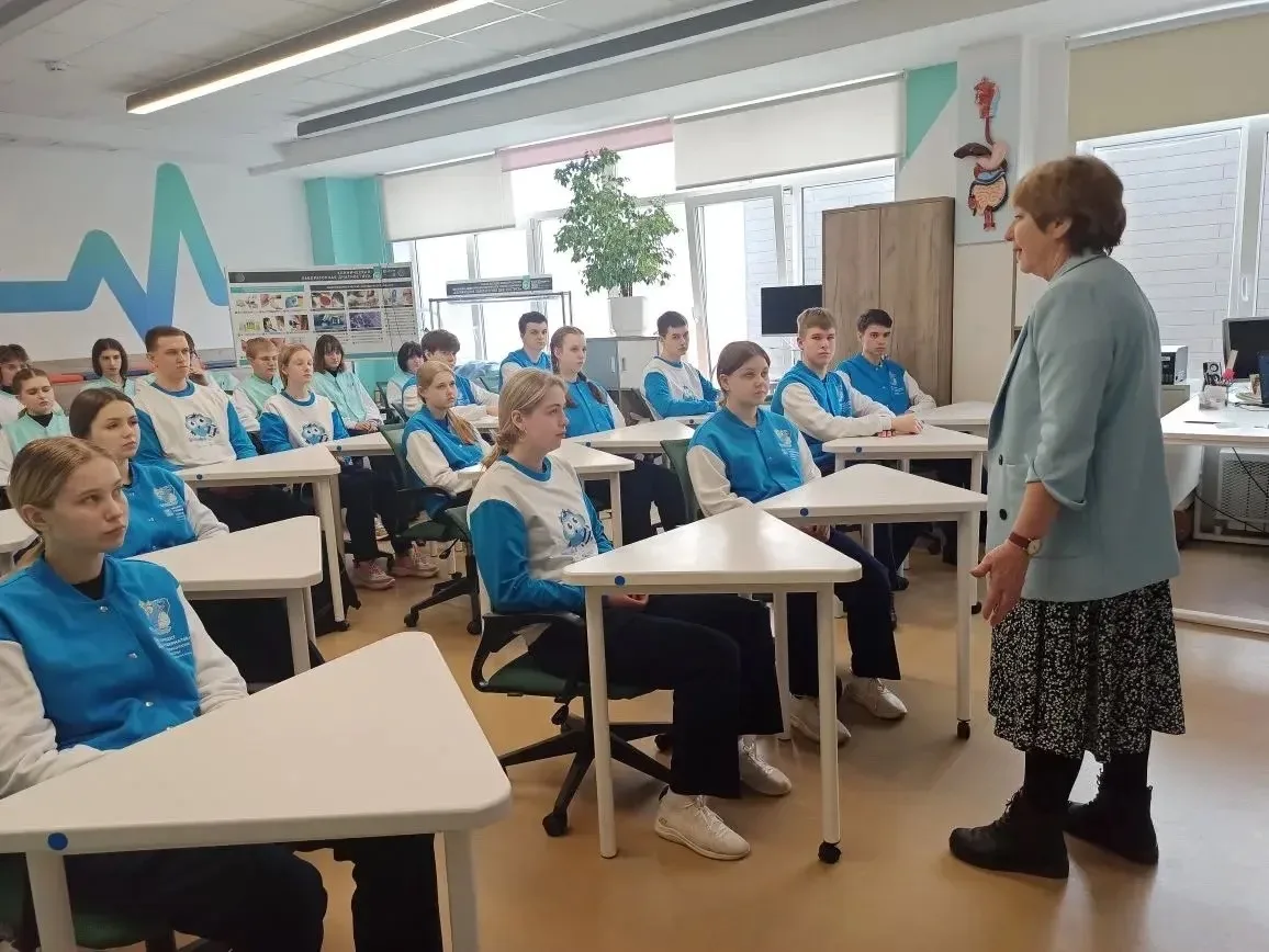 Сегодня в рамках профориентационной работы состоялась вдохновляющая встреча учащихся медицинских кла