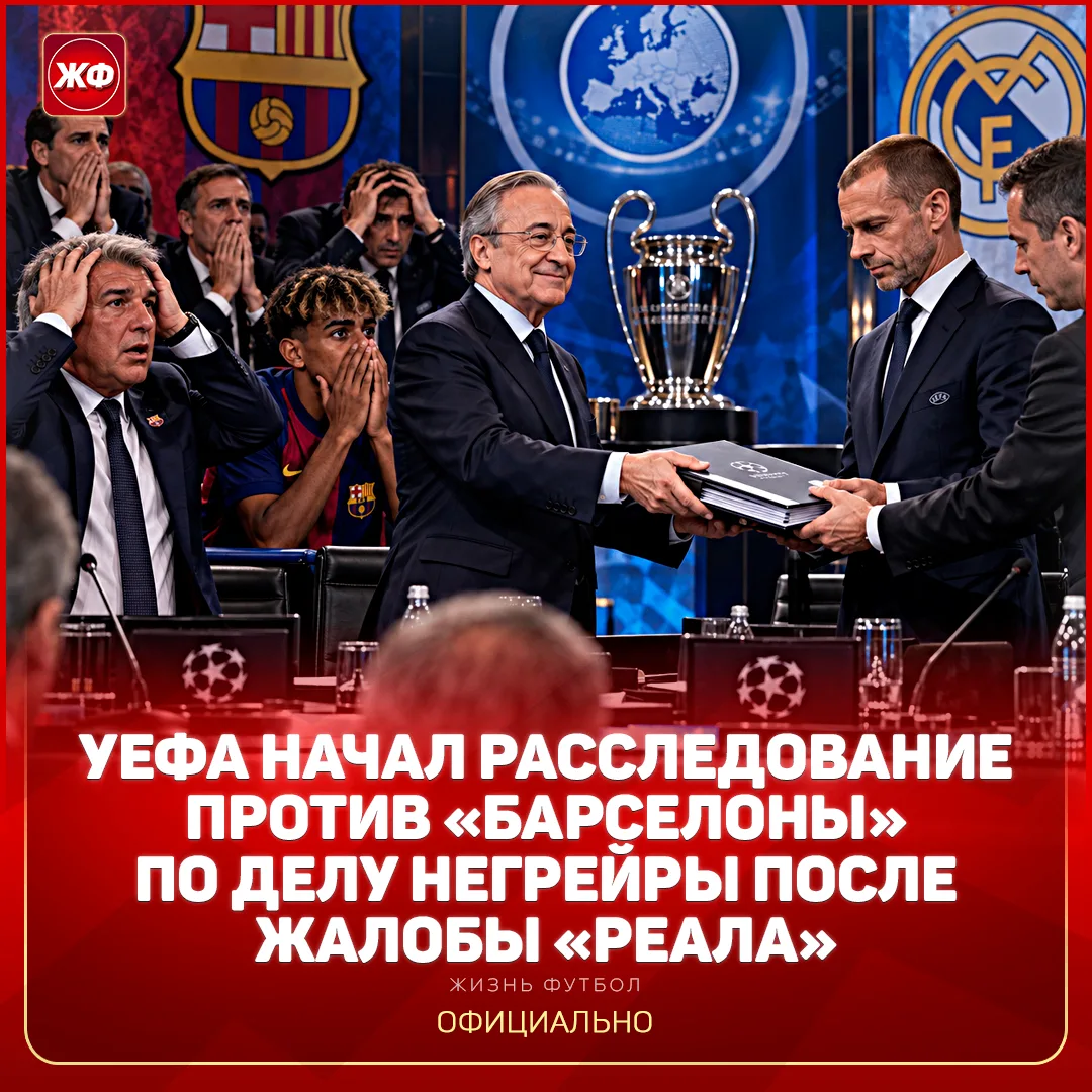 🚨 «БАРСЕЛОНЕ» ГРОЗИТ ОТСТРАНЕНИЕ ОТ ЛИГИ ЧЕМПИОНОВ!
