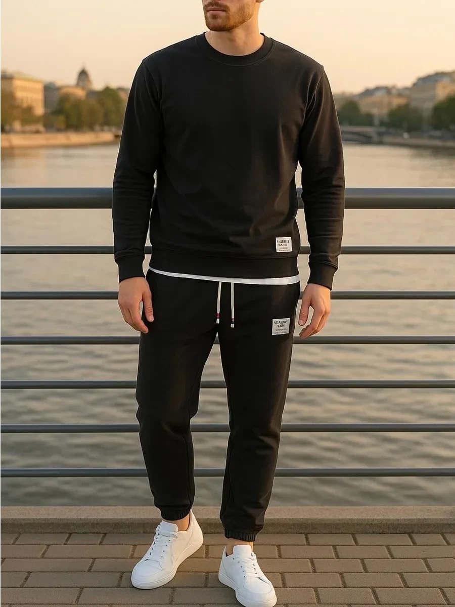 ⚡️ костюм спортивный мужской с футболкой, T&A MenStyle