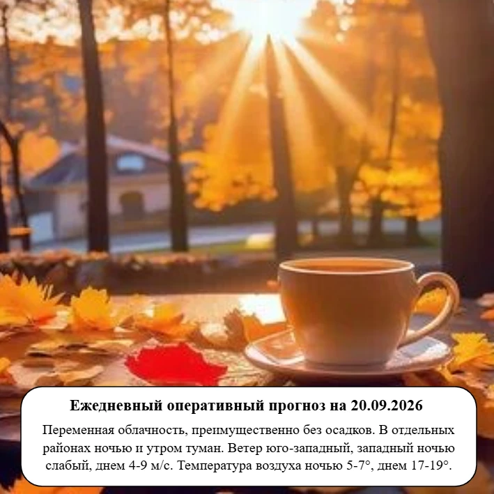 На основании ежедневного оперативного прогноза от ГКУ «ТЦМ»