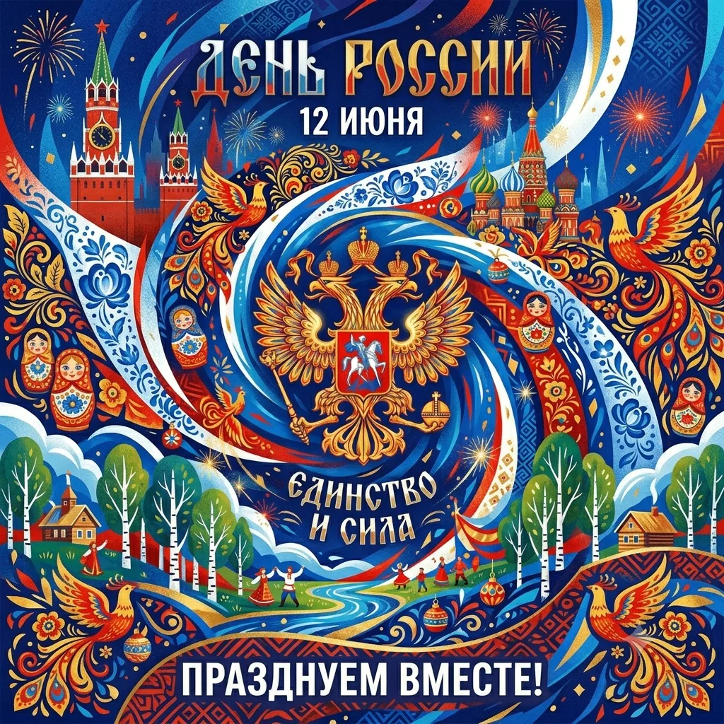 12 июня - День России 🇷🇺🎉

Приглашаем на бесплатный сеанс 🎬

12 июня в 14:30 "Про людей и про во
