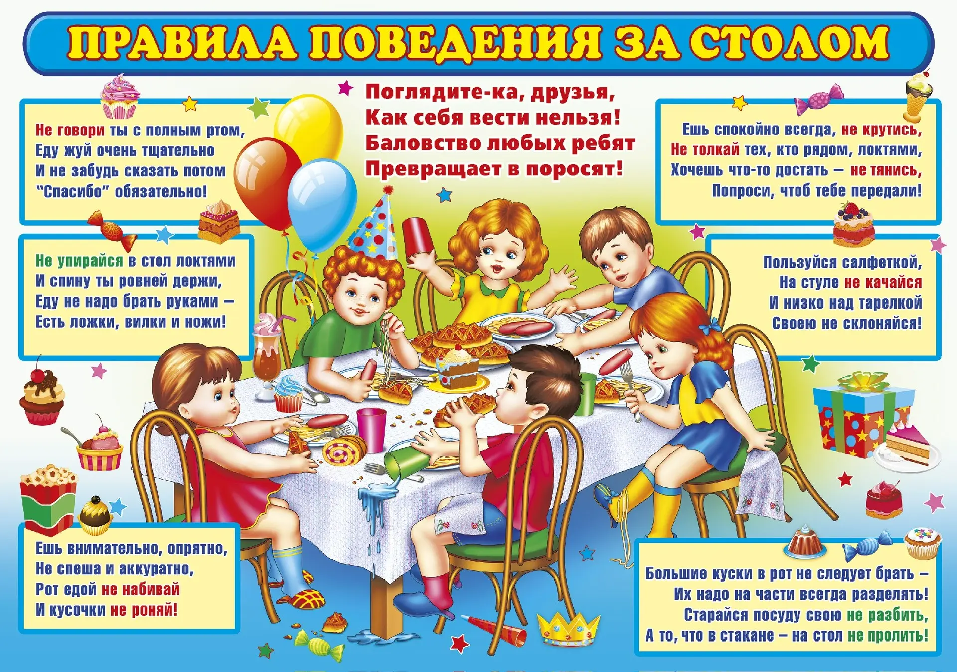 Почему столовый этикет важен для дошкольников?