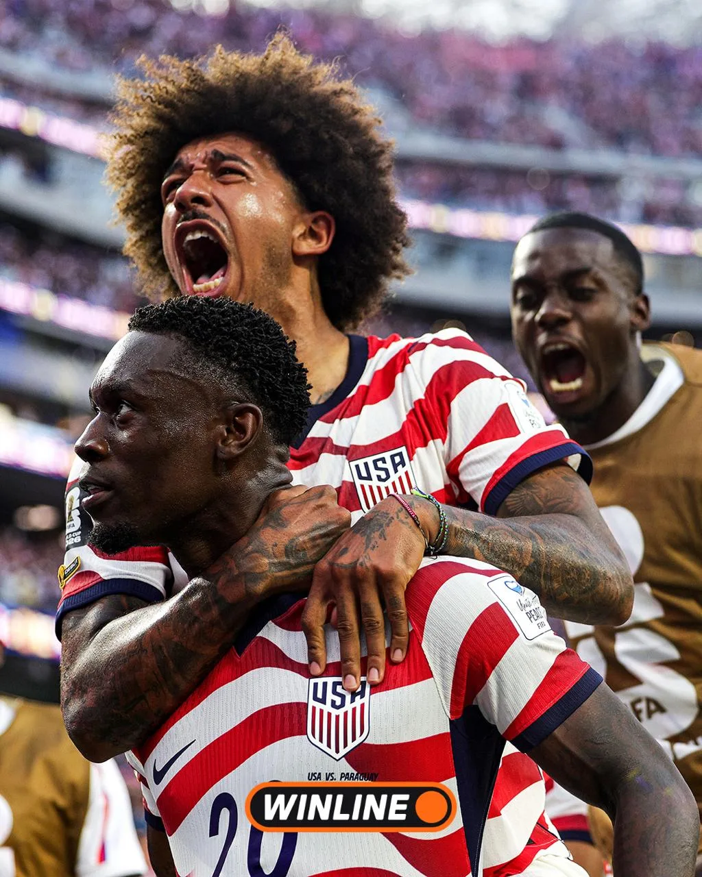 Самый зрелищный матч ЧМ как специально сыграли сегодня ранним утром ⚽️

США разгромили Парагвай со с