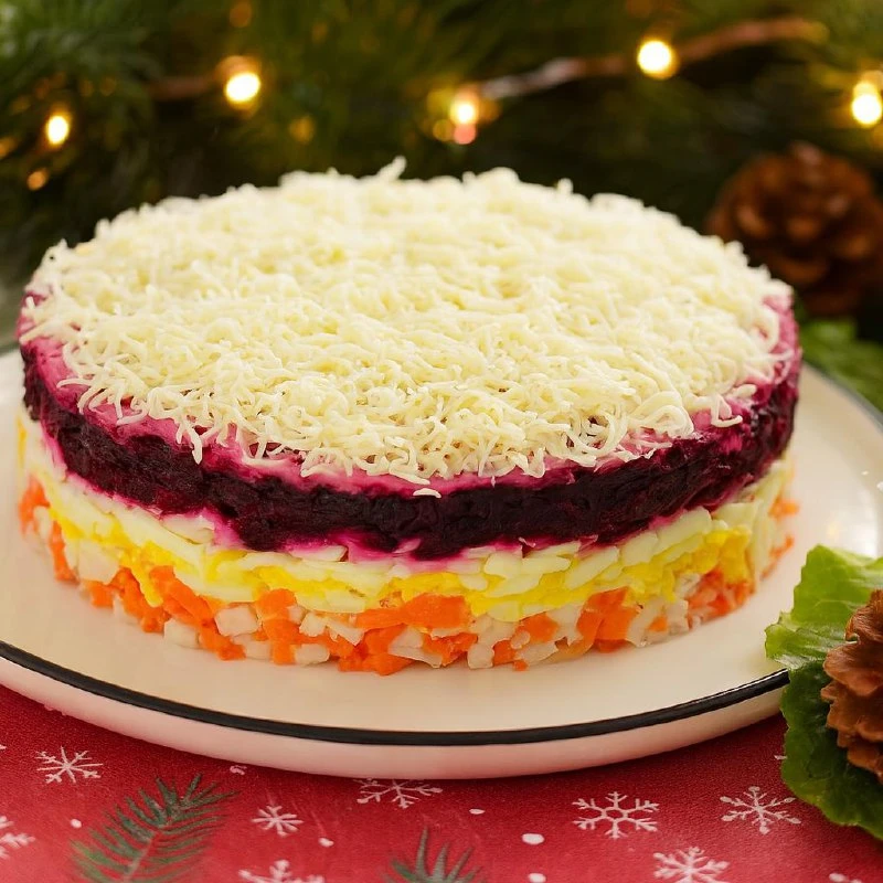 ЭТОТ САЛАТ НА НОВЫЙ ГОД 2026 ЗАПОМНИТСЯ ВСЕМ! ВКУСНЫЙ И БЮДЖЕТНЫЙ САЛАТ ЗА СЧИТАНЫЕ МИНУТЫ