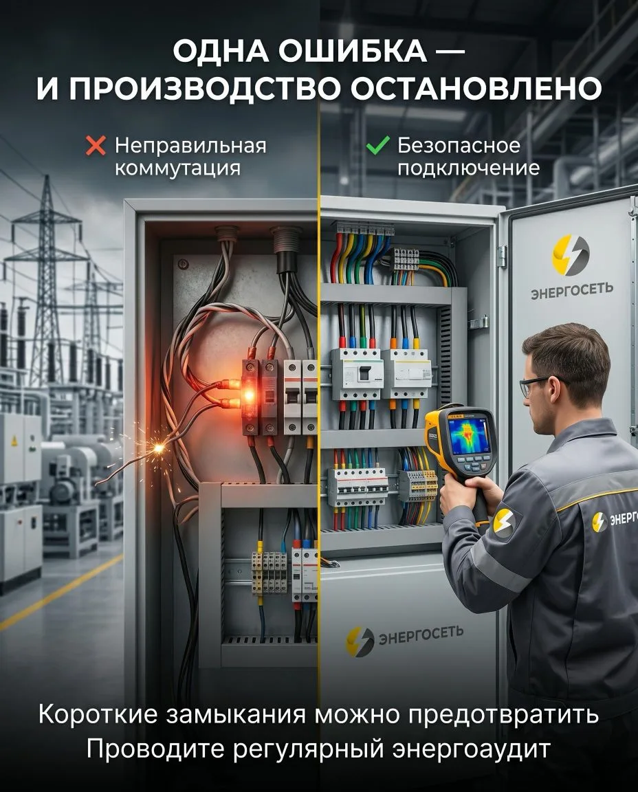 ⚡ Короткое замыкание не происходит «внезапно»