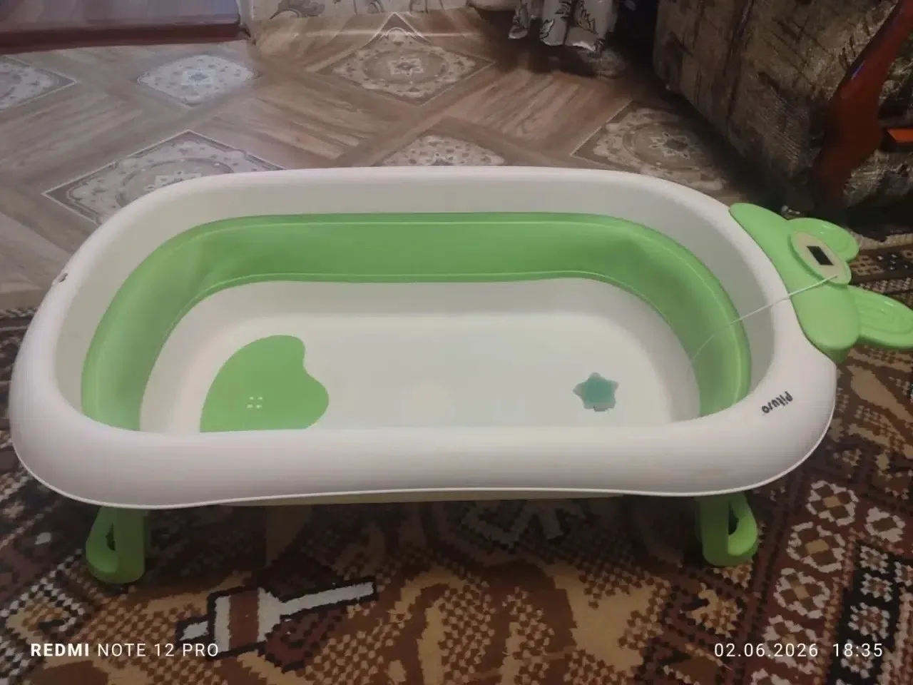 Детская складная ванночка . Макс. 30кг (вода + ребенок) 1500 рублей г. Симферополь + 79...