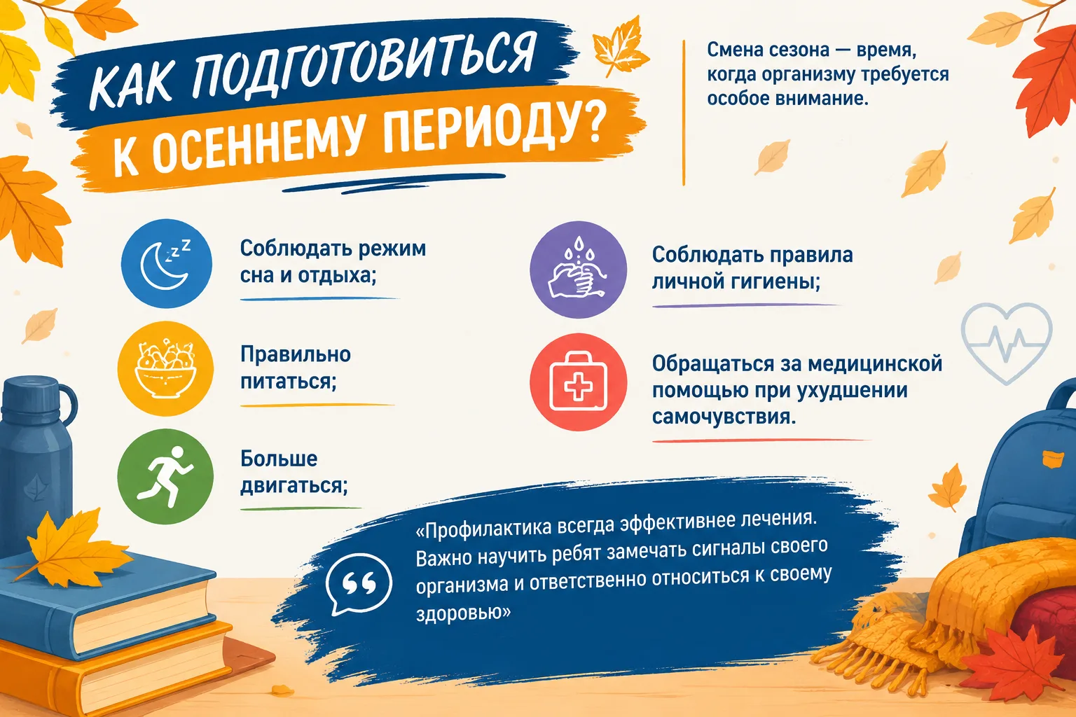 🍂 Как подготовиться к осеннему периоду?