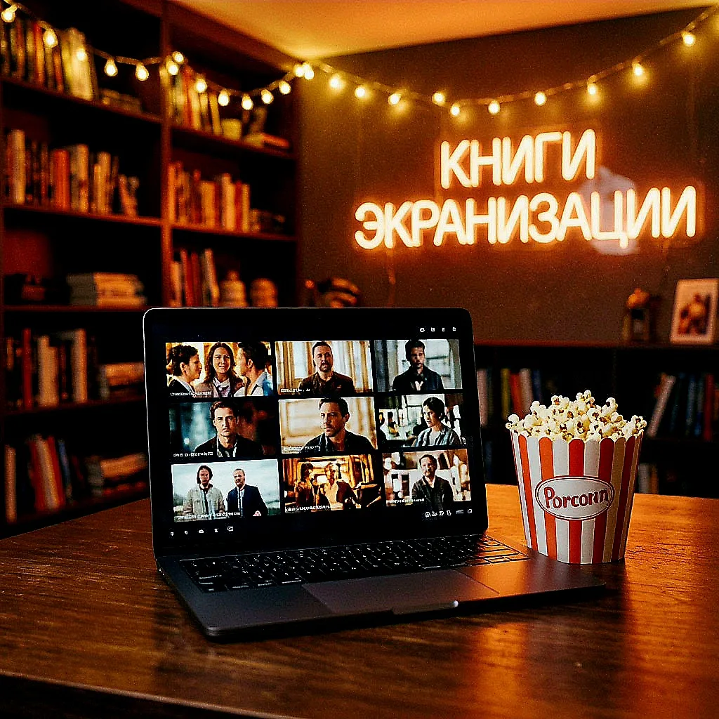 Друзья, в МАХ появился хороший канал — «Книги и экранизации». Где есть рекомедации книг...