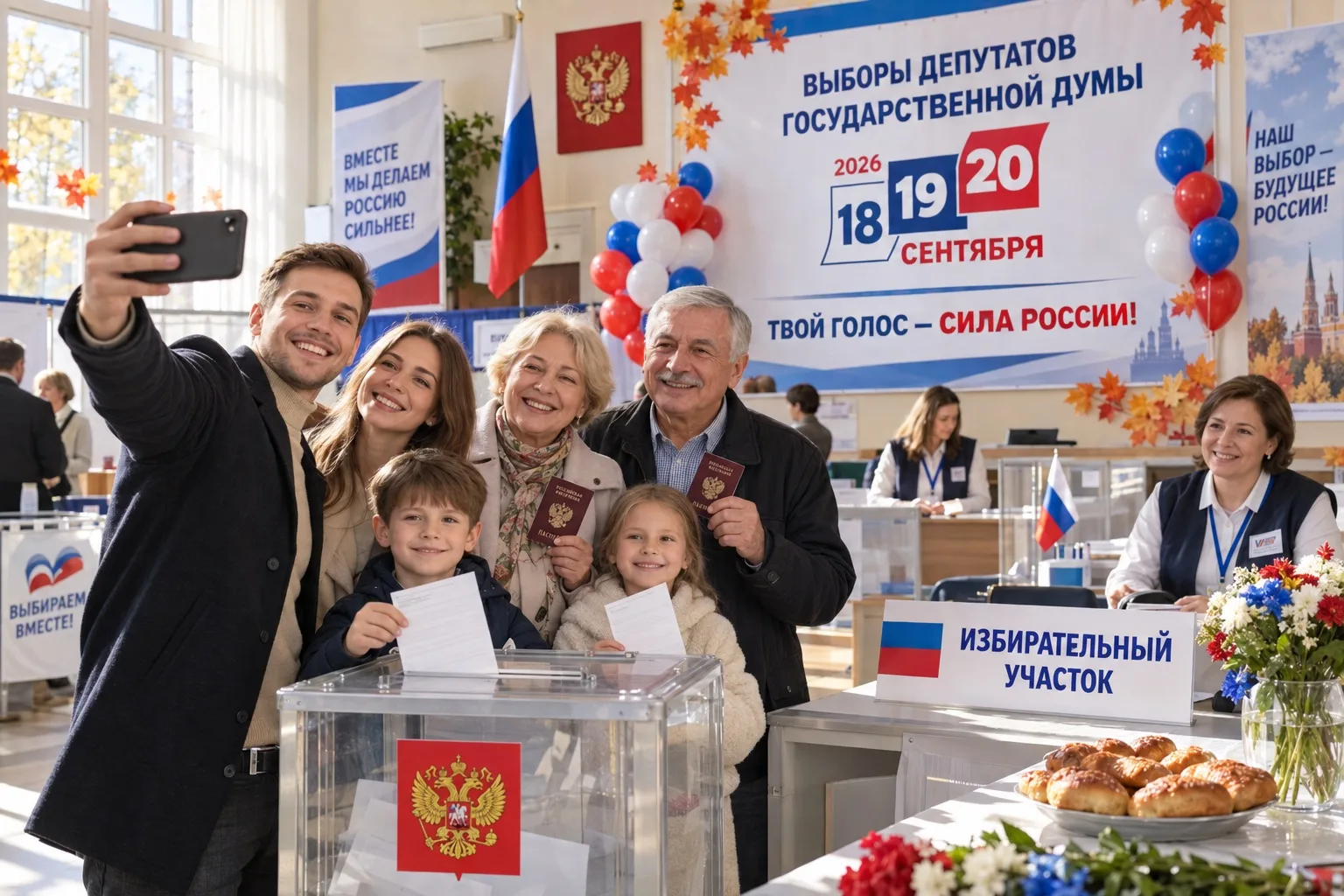 Покажем, как голосует наш округ! 🇷🇺