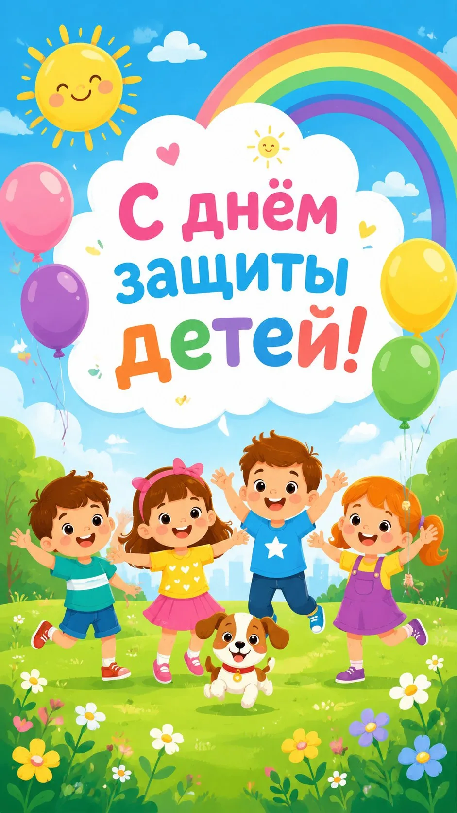 ✨ С Днём защиты детей! ✨
Сегодня особенный день — мы отмечаем праздник детства, радости и заботы.
В 