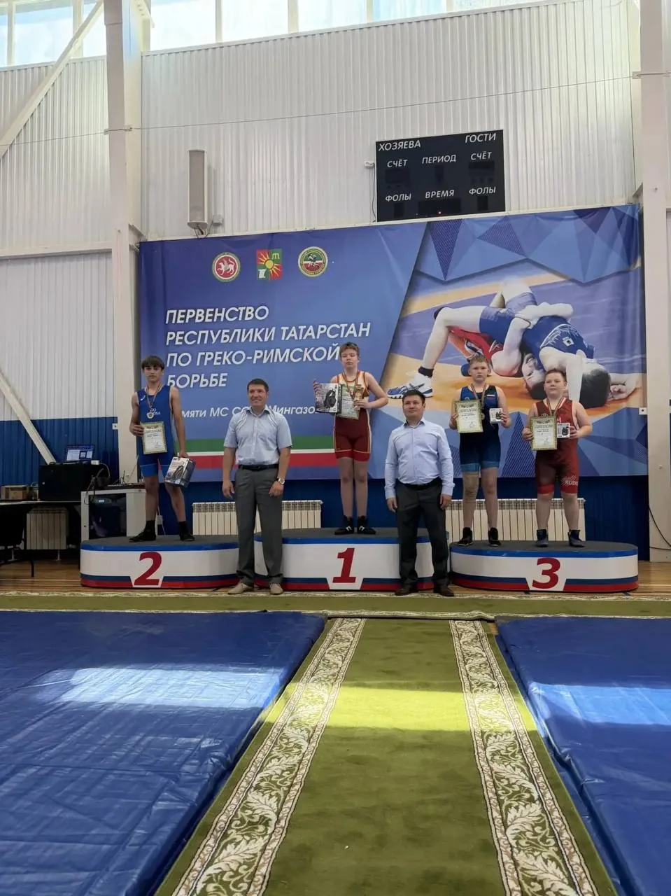 🤼‍♂️ Наши спортсмены завоевали медали на первенстве Татарстана по греко-римской борьбе  На Первенств