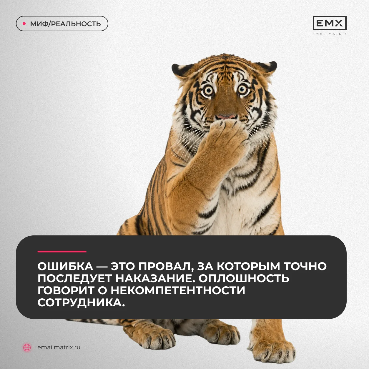 Совершил ошибку — уволен!