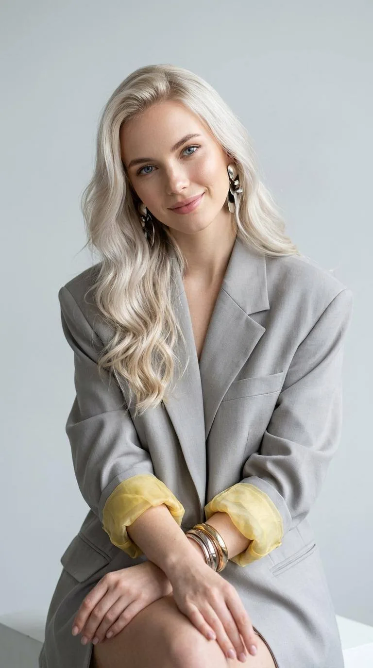 Современный люкс 😍  Ultra-realistic editorial photography capturing a sophisticated studio portrait 