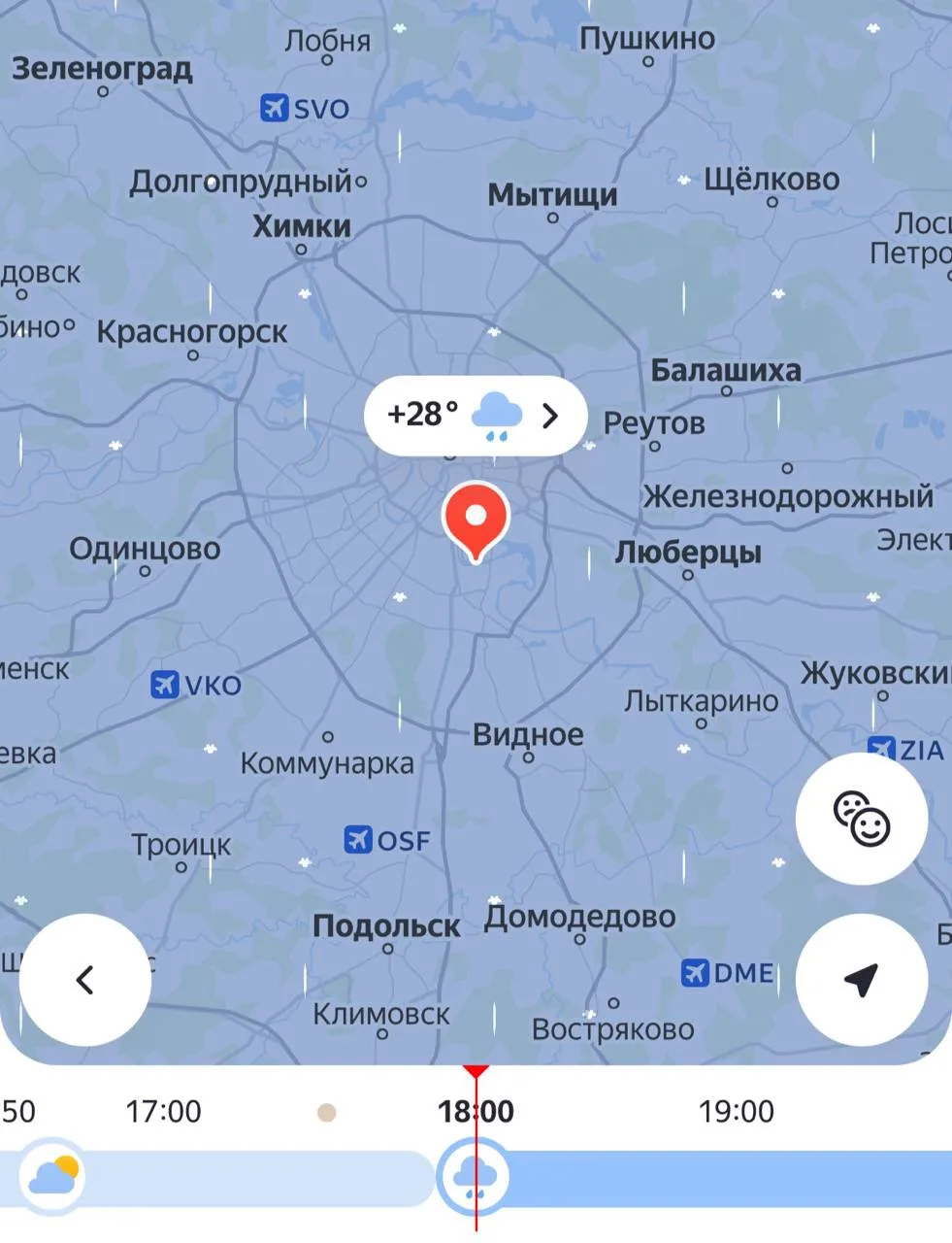 ❗️ Уже через два часа всю Москву накроет ливень