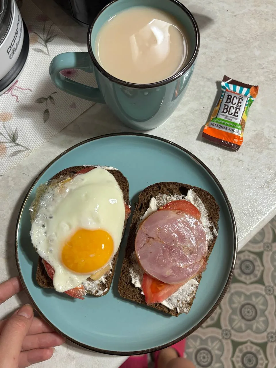 Завтрак был такой😋