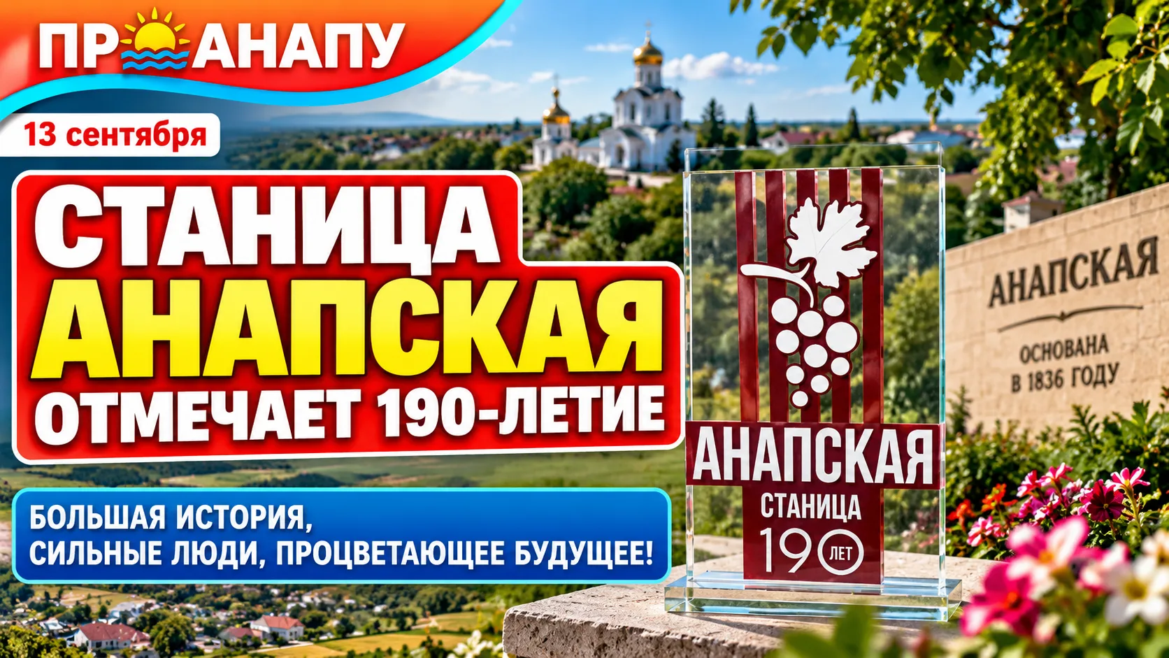 Станица Анапская отмечает 190-летие