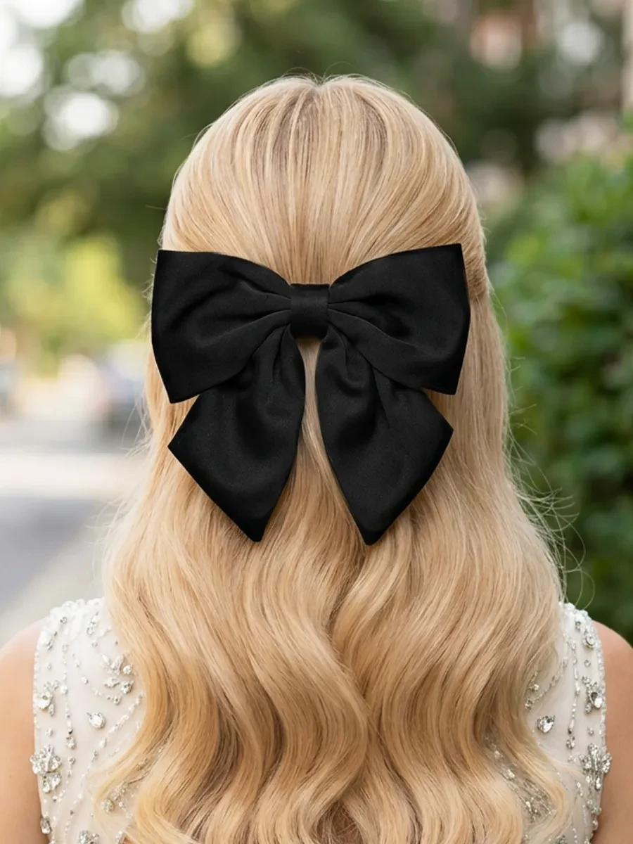 ⚡️ Бант для волос на заколке большой, HairBee