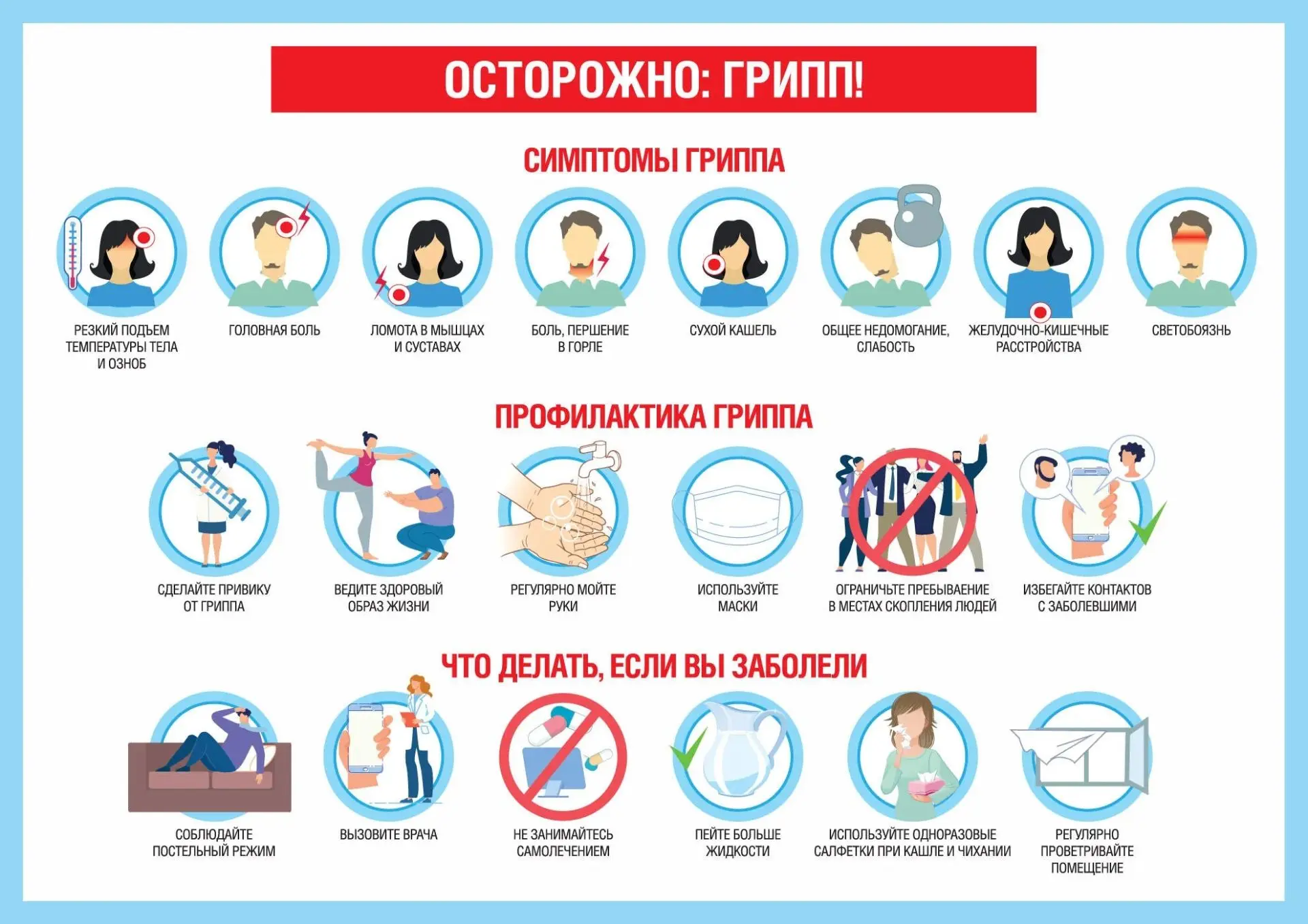 Грипп и другие острые респираторные вирусные инфекции (ОРВИ) являются наиболее распрост...