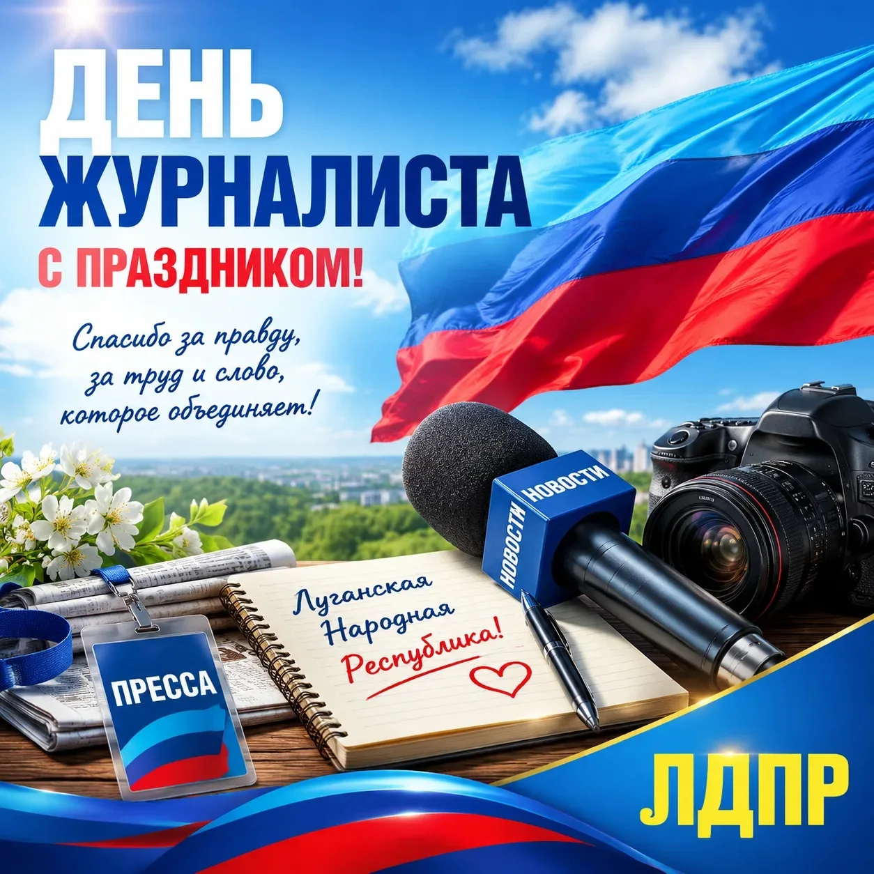 Дорогие друзья, земляки! 

Сегодня, 14 июня, мы отмечаем важный профессиональный праздник – День жур