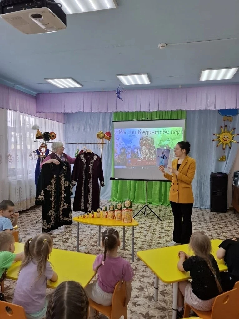 💥 Сила России в единстве народов: яркое событие в Киргинском детском саду! 💥