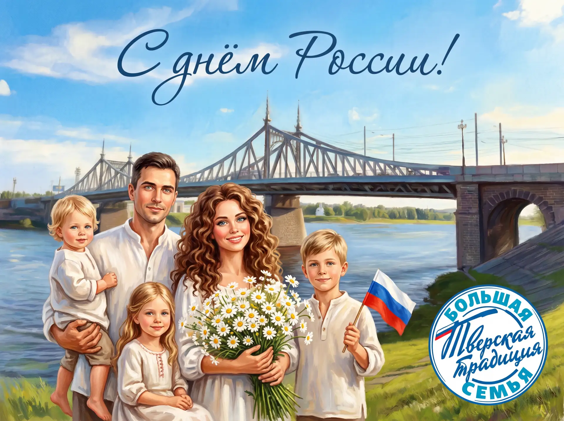Уважаемые жители Тверской области!

Поздравляем вас с Днём России!
12 июня — это день, когда мы с ос