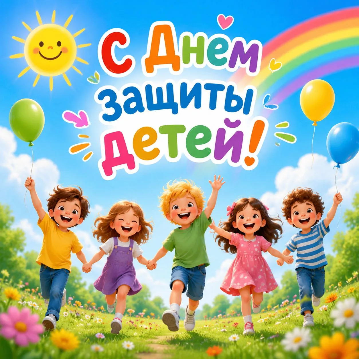 Поздравляем девчонок и мальчишек, а также их родителей с Днем защиты детей!

Желаем, чтобы каждый ре