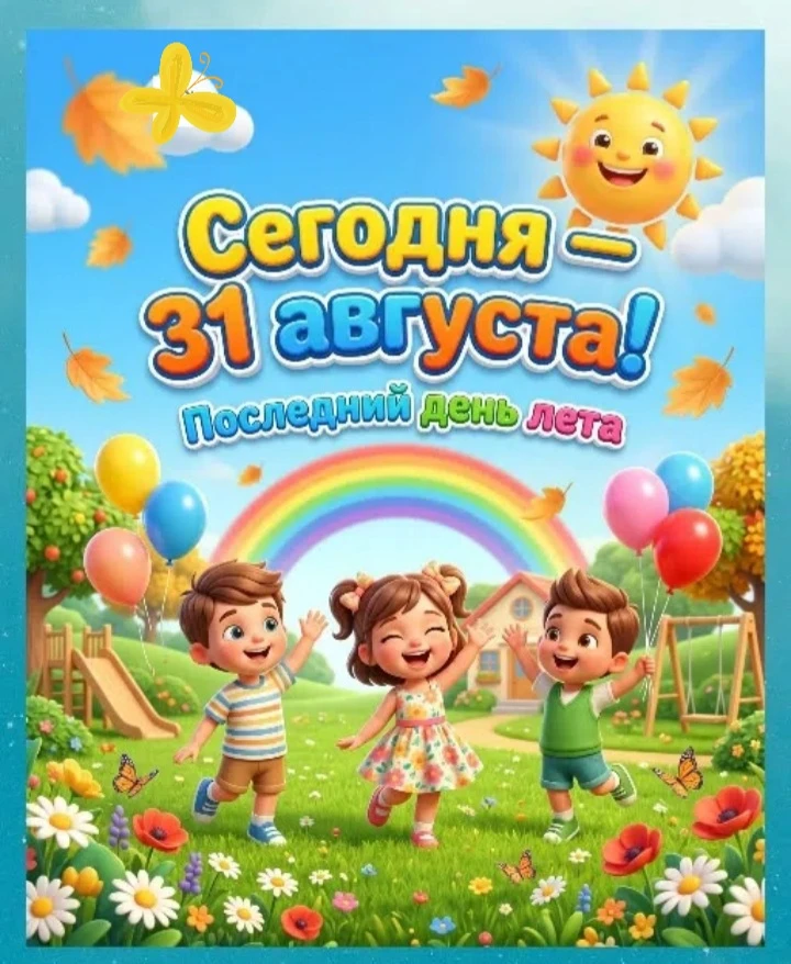 Понедельник — последний день лета