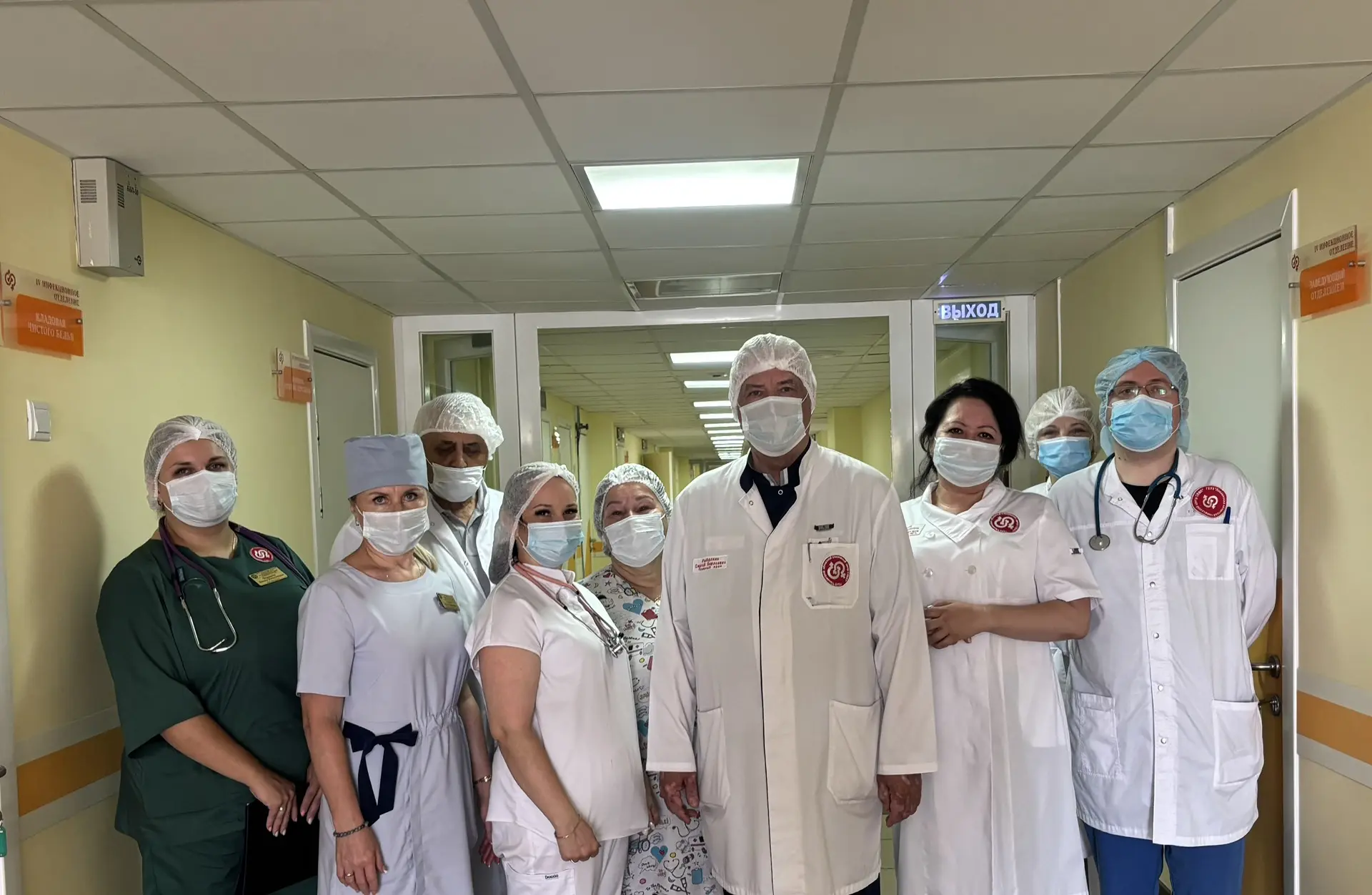 🧑‍⚕️22 июля состоялся обход главного врача Сергея Борисовича Рыбалкина в инфекционном отделении № 4