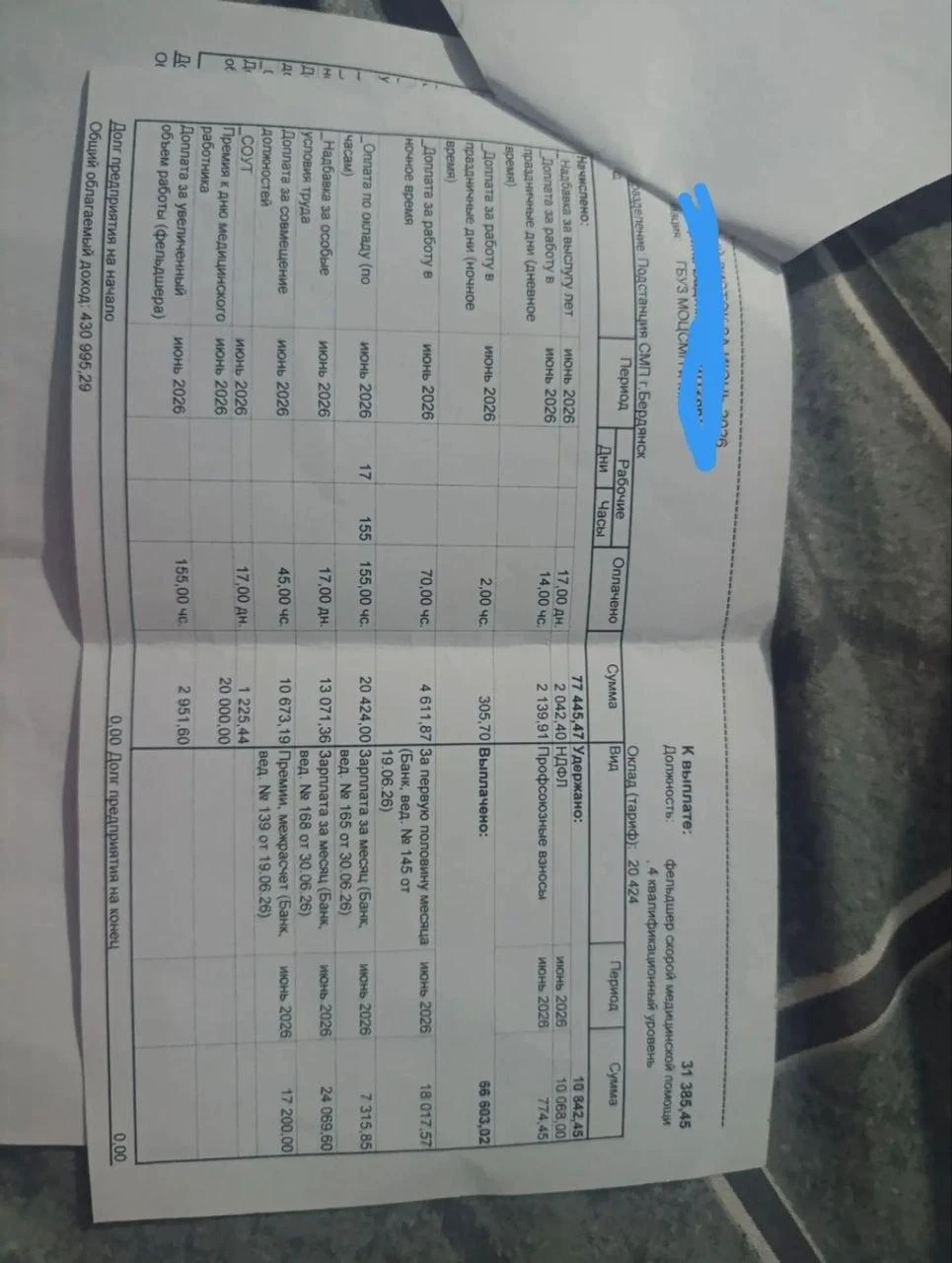 😈 🇷🇺 Фельдшерам в Запорожской области платят всего 20 тыс. рублей вместо обещанных 9...