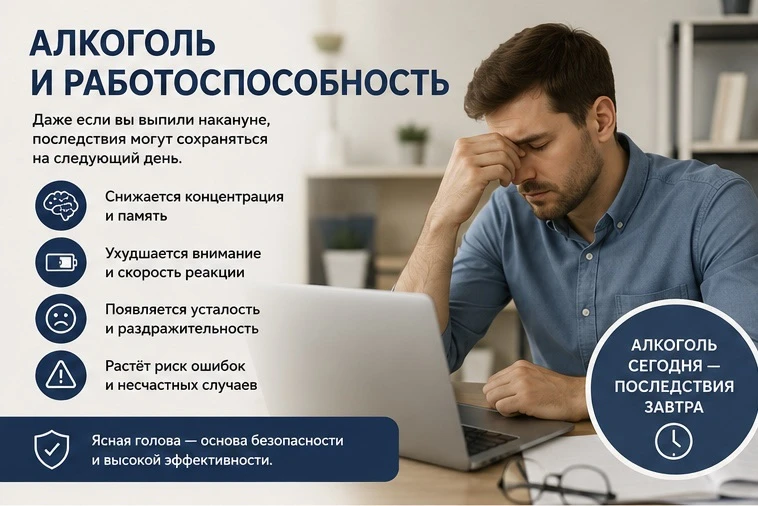 Алкоголь и работоспособность
