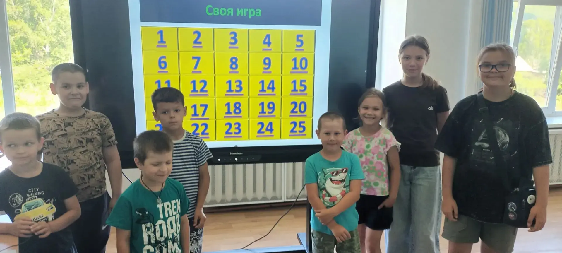 Сегодня в пришкольном лагере день был  невероятно насыщенным и полезным. Он посвящен интеллектуальны