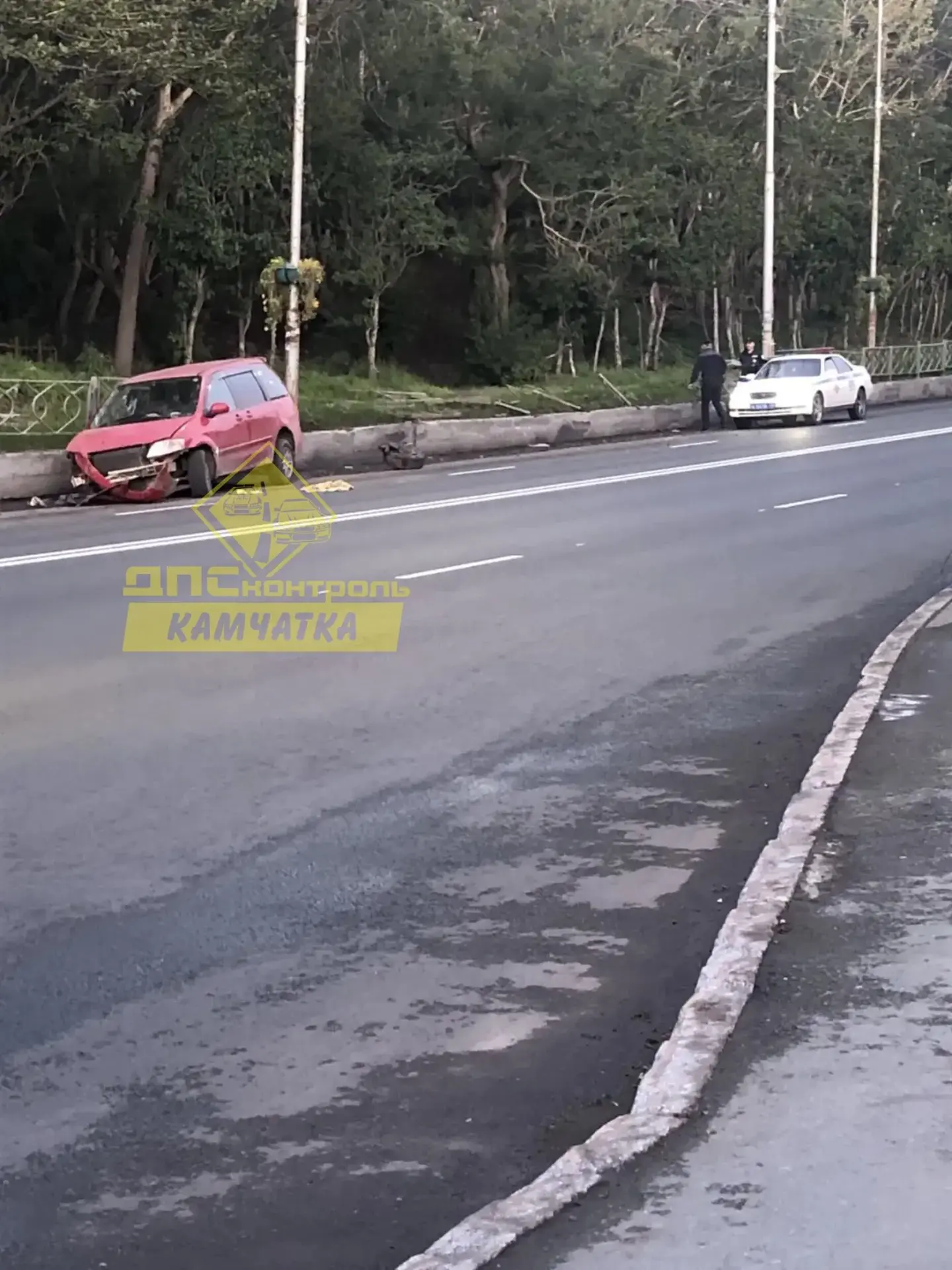📍Утреннее ДТП на спуске с Владивостокской