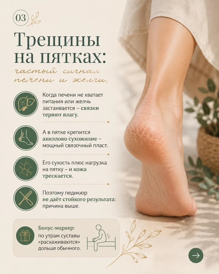 Трещины на пятках, натоптыши — разбор в крео-картинки, читай, бери на заметку.
