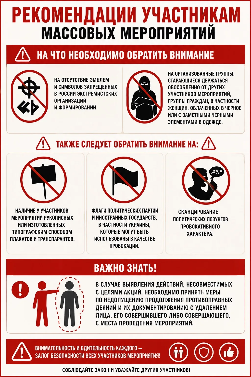 👉Обращаем ваше внимание на список запрещённых предметов и на другие правила безопасности! 🛑