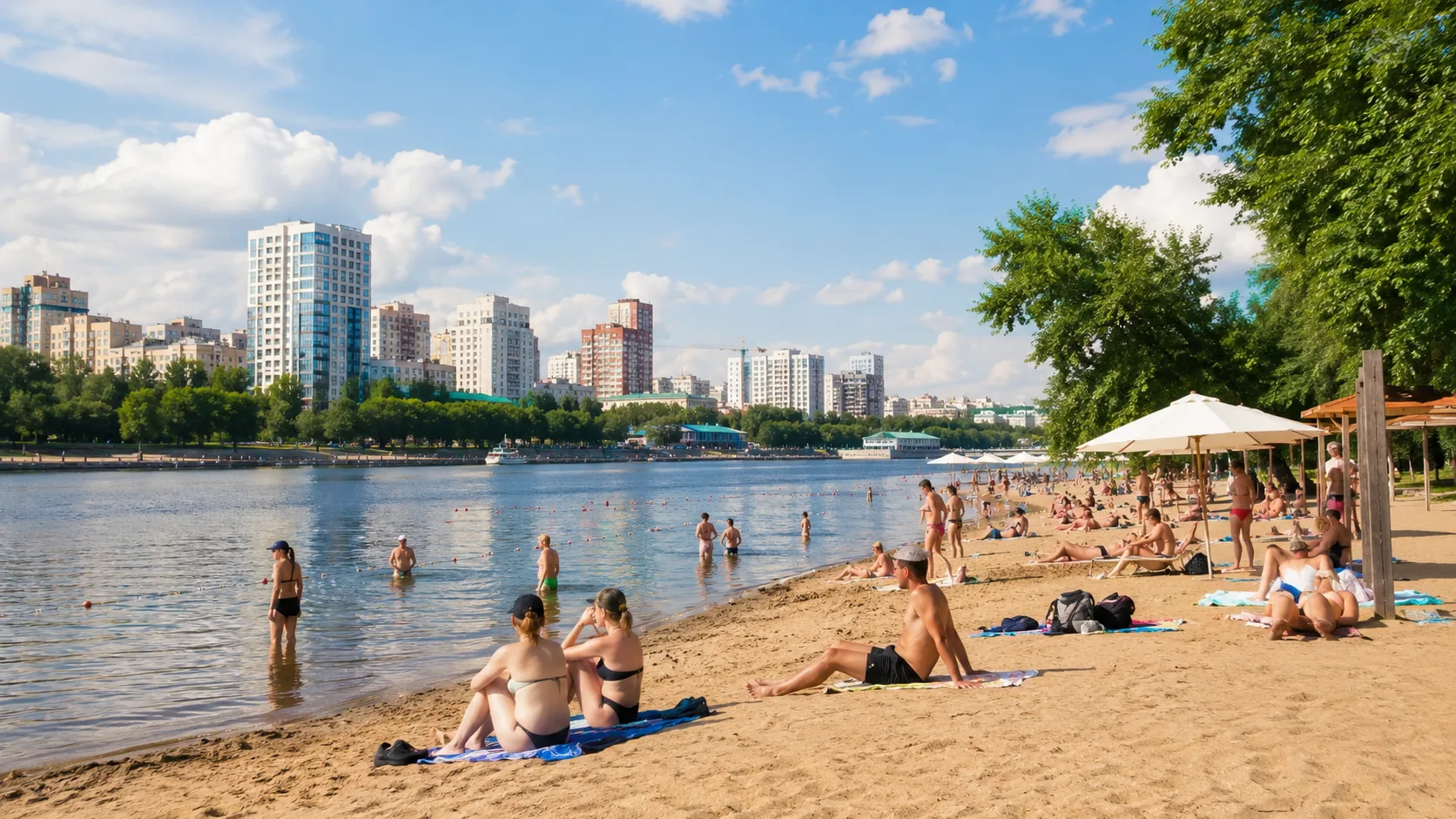 В Уфе официально завершился купальный сезон