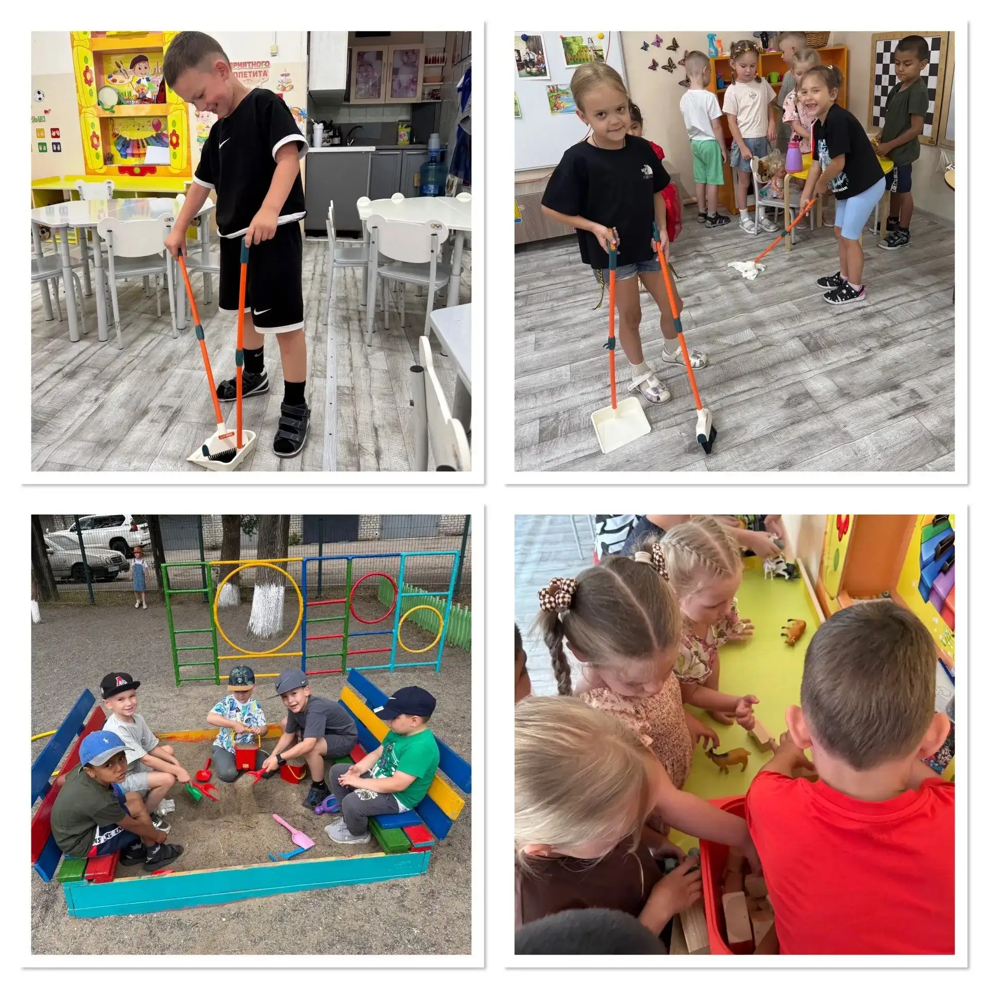 Битва за чистоту и песочные замки! 🧹🏖️Сегодня в нашей группе прошел веселый соревновательный экспе