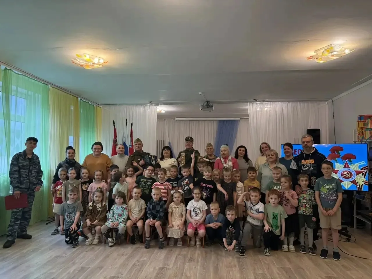 💥Фестиваль "Фронтовая гармонь - 2026"🎶  💫На этой неделе в дошкольном отделении МОУ СОШ № 20 им. Н.З.