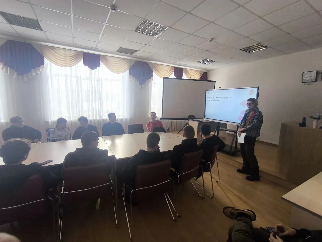 Студенты нашего колледжа присоединились к VII этапу просветительской эстафеты "Мои фина...