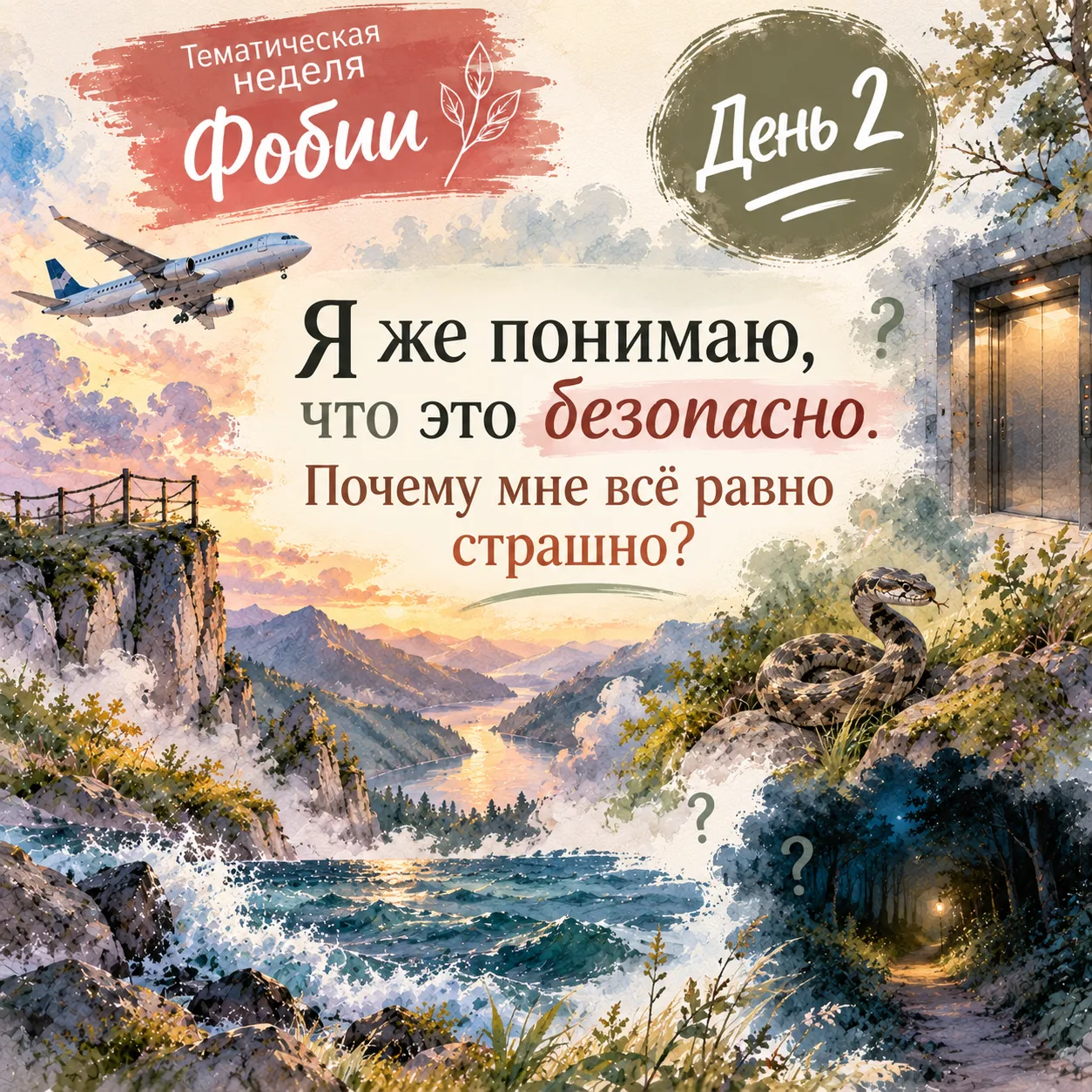 Ну что, вчера мы немного познакомились со страхами друг друга 🙂